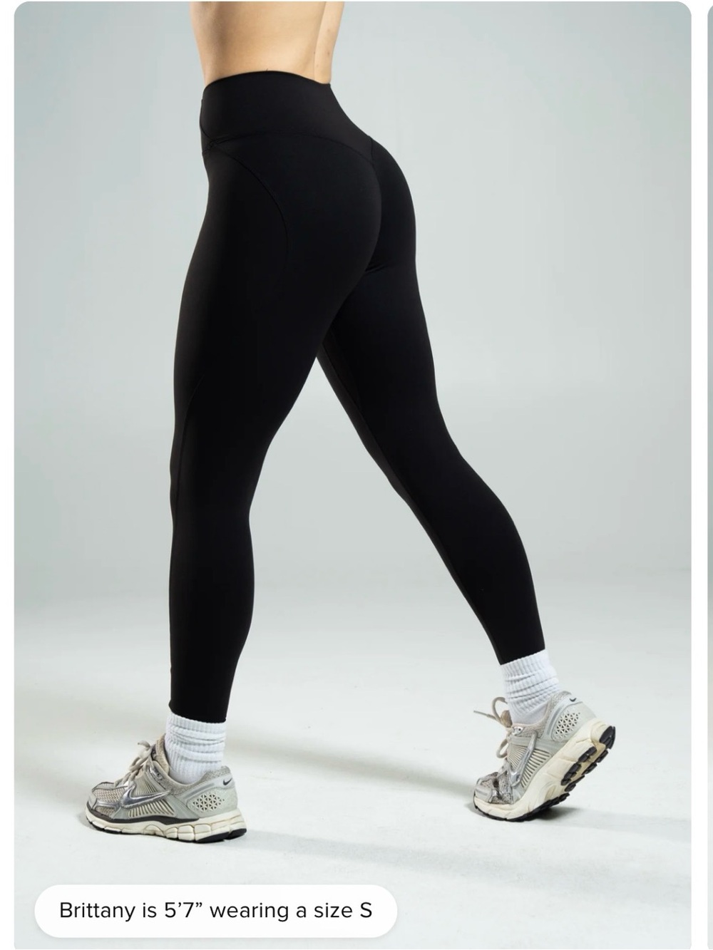 Alphalete High-Waisted Black Sculpt Leggings